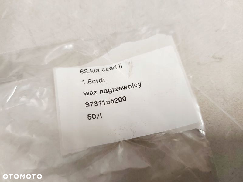 KIA CEED II 2 1.6 CRDI WĄŻ RURA PRZEWÓD NAGRZEWNICY 97311A5200 - 3