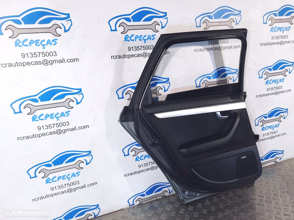 PORTA PORTAS TRASEIRA TRÁS ESQUERDA AUDI A4 B7 SLINE AVANT CARRINHA 8E0833051J 8E0833051 FECHO ELEVADOR MOTOR PUXADOR VIDRO - 7