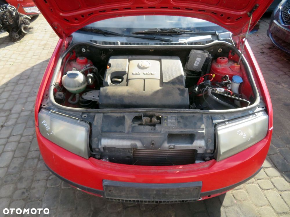 MASKA ZDERZAK BŁOTNIKI LAMPY FABIA I 6Y 8151  SKODA 1999-2004 CZERWONY CORRIDA PRZÓD KOMPLETNY - 15