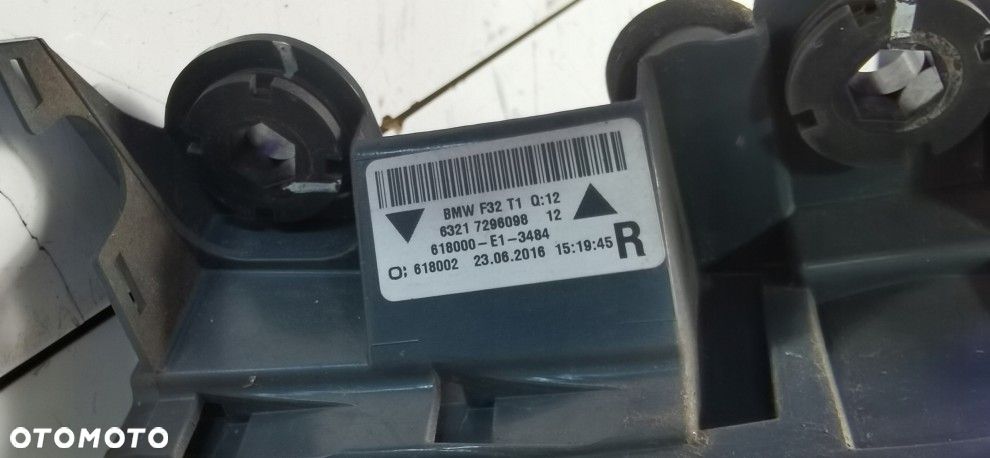 BMW 4 F32 12-17 PRAWA TYLNA LAMPA LED ORYGINAŁ 63217296098 - 5