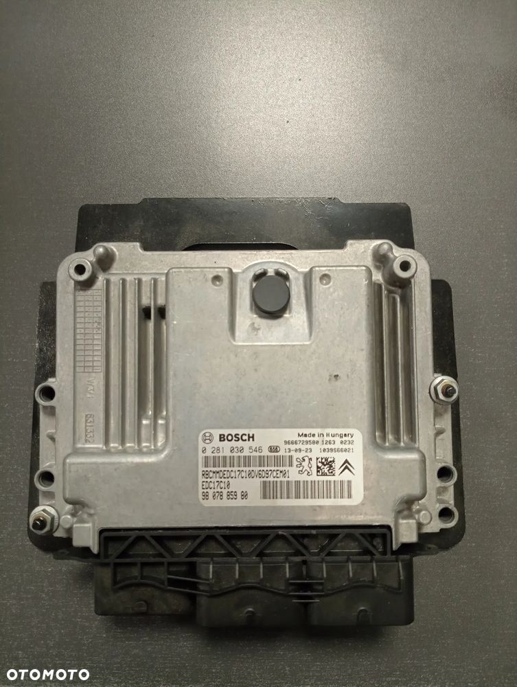 Sterownik silnika Peugeot Partner, Citroen Berlingo 1.6HDi nr 0 281 030 546 - 1