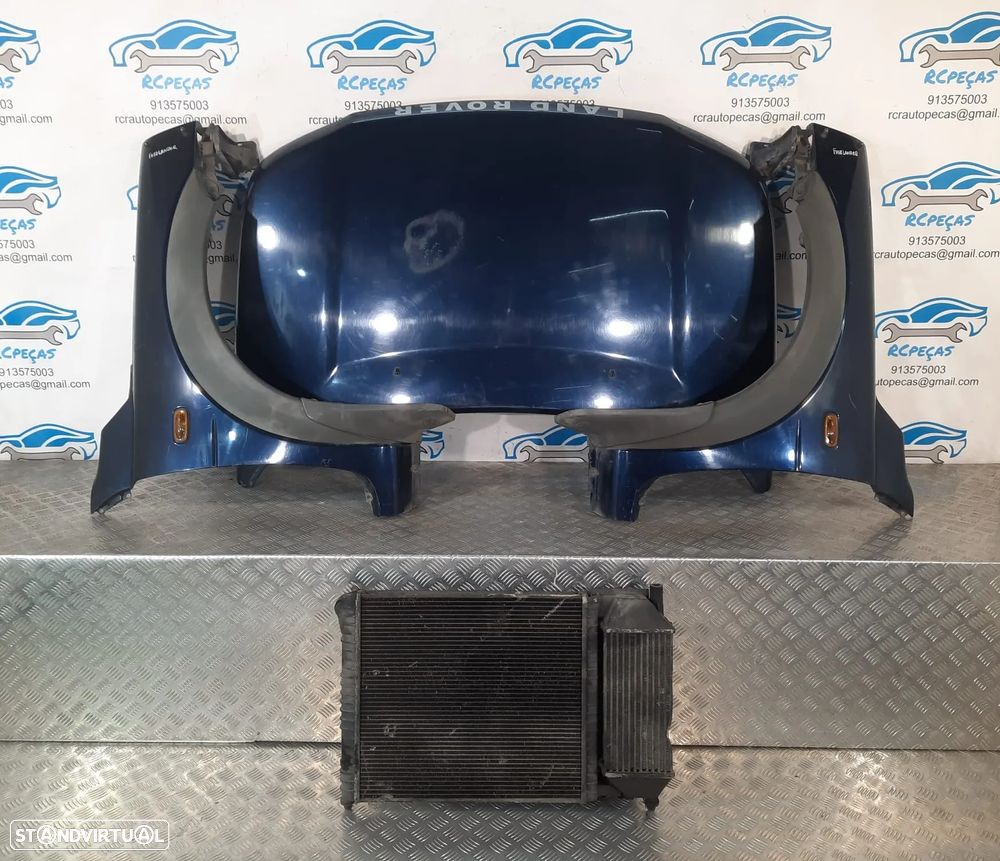 FRENTE COMPLETA LAND ROVER FREELANDER I 1 MK1 CAPOT PARACHOQUES GUARDA-LAMAS OTICAS RADIADOR VENTILADOR FRENTE FIBRA REFORÇO - 11