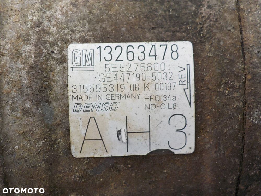 OPEL CORSA E 1.6 TB SPRĘŻARKA POMPA KLIMATYZACJI 13263478 - 3