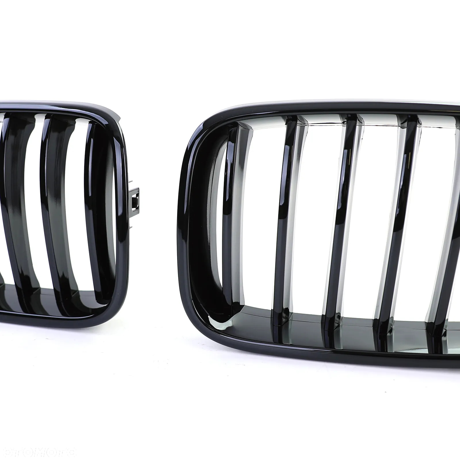 GRILL NERKI ATRAPA BMW F25 X3 X4 F26 CZARNY POŁYSK - 4