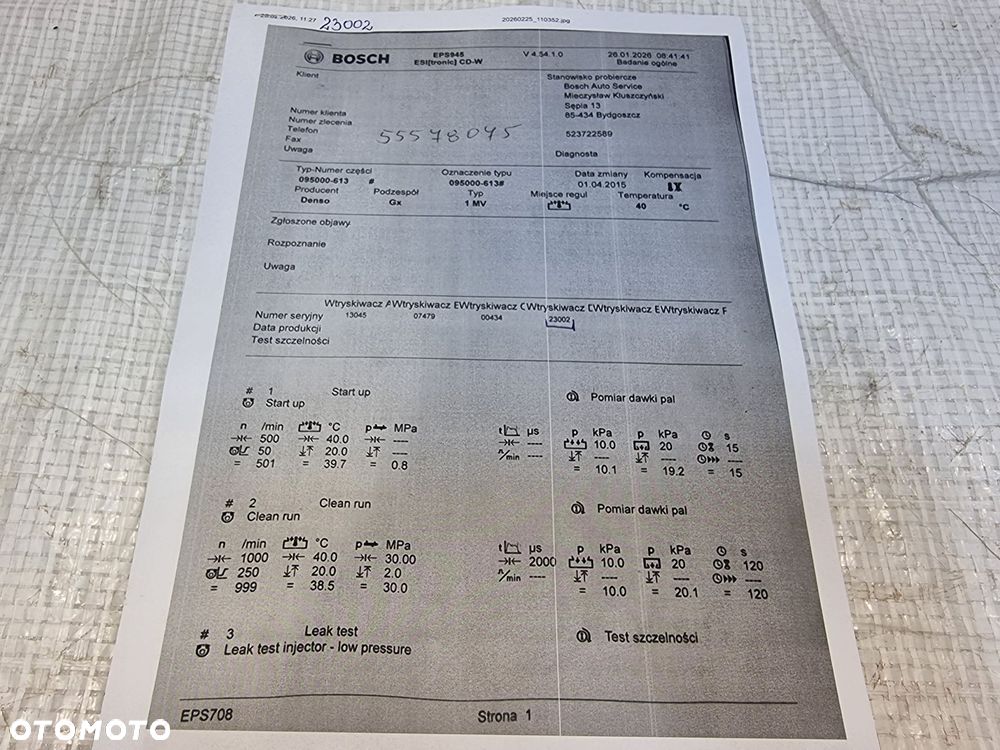 WTRYSK WTRYSKIWACZ OPEL ASTRA K J INSIGNIA B MERIVA B 1.6 CDTI 55578075 - 8