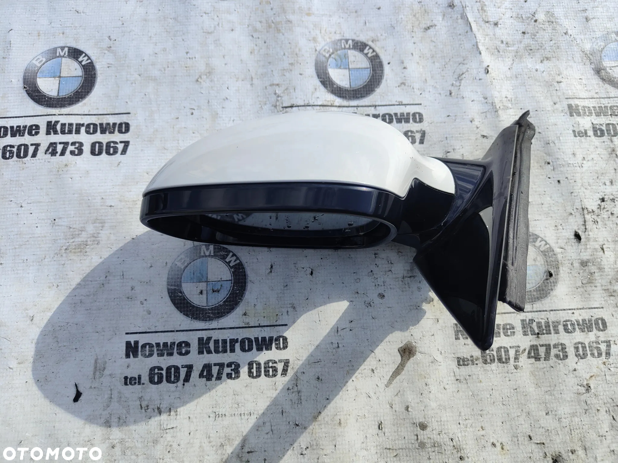 BMW E90 E91 LCI lifting Lusterko lewe M-Pakiet Alpinweiss 5 pin - 4