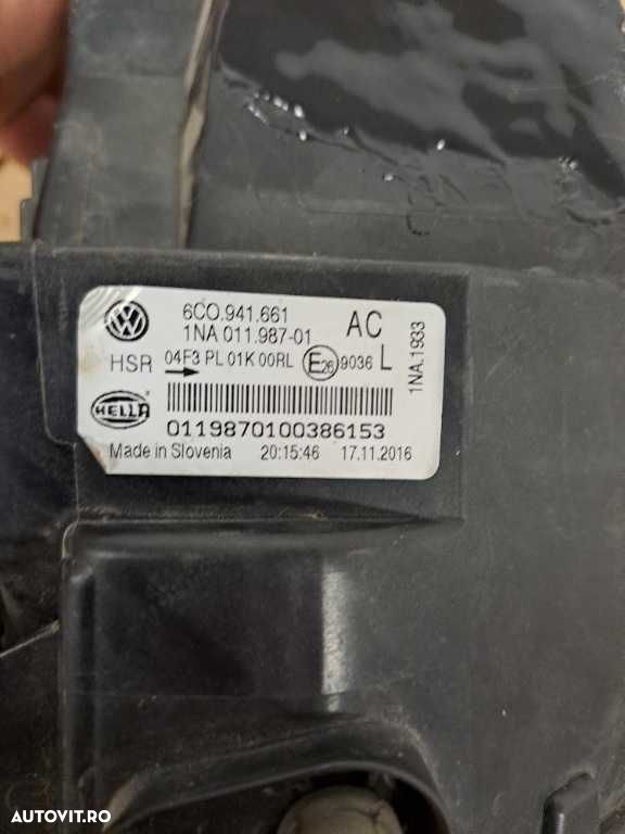 Proiector stanga original VW Polo 6R an 2014-2018 - 3