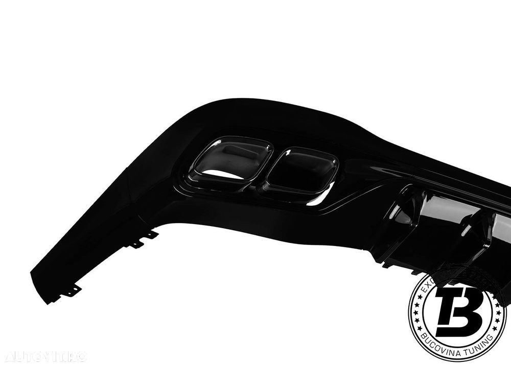 Difuzor Bara Spate cu Ornamente compatibil cu Mercedes C Class W206 C63 Design - 10