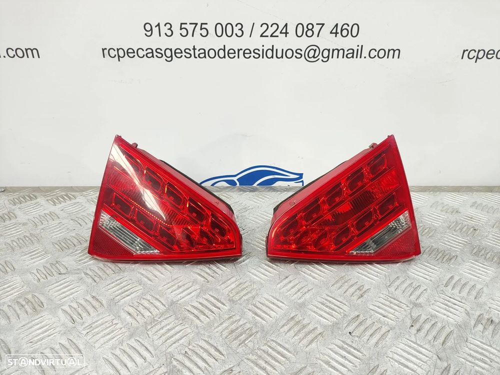 Farolim Mala Tras Traseiro Esquerdo Direito Original LED Audi A5 8T Sportback 5 Portas 8T0945094A 8T0945093A 2008 - 2016 - 1