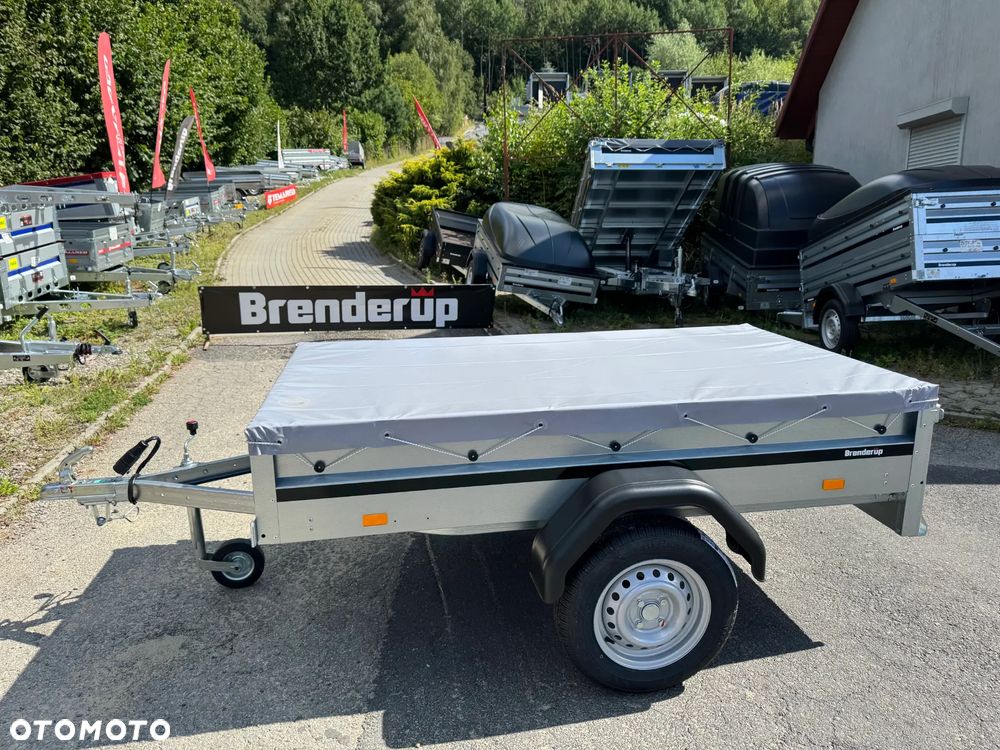 Brenderup 1203S 204x116x35 z plandeką płaską - 6
