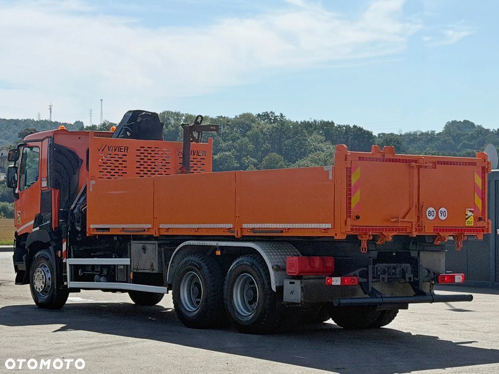 Renault C 430 * WYWROTKA 6,45 m * HIAB 144 BS - 3 HIDUO + PILOT / 6x4 - 6