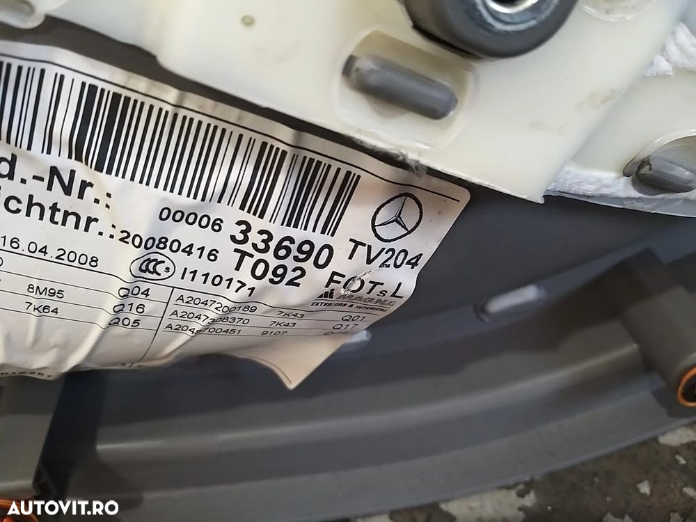 Fata tapiterie usa stanga spate mercedes c class w204 break a2047200189 a2047308370 - 3