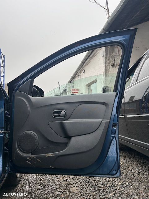 Usa Dreapta Fata Dacia Sandero 2 2012 - 2016 Hatchback 4 Usi Bleu cosmos TERPR (1424) - 2