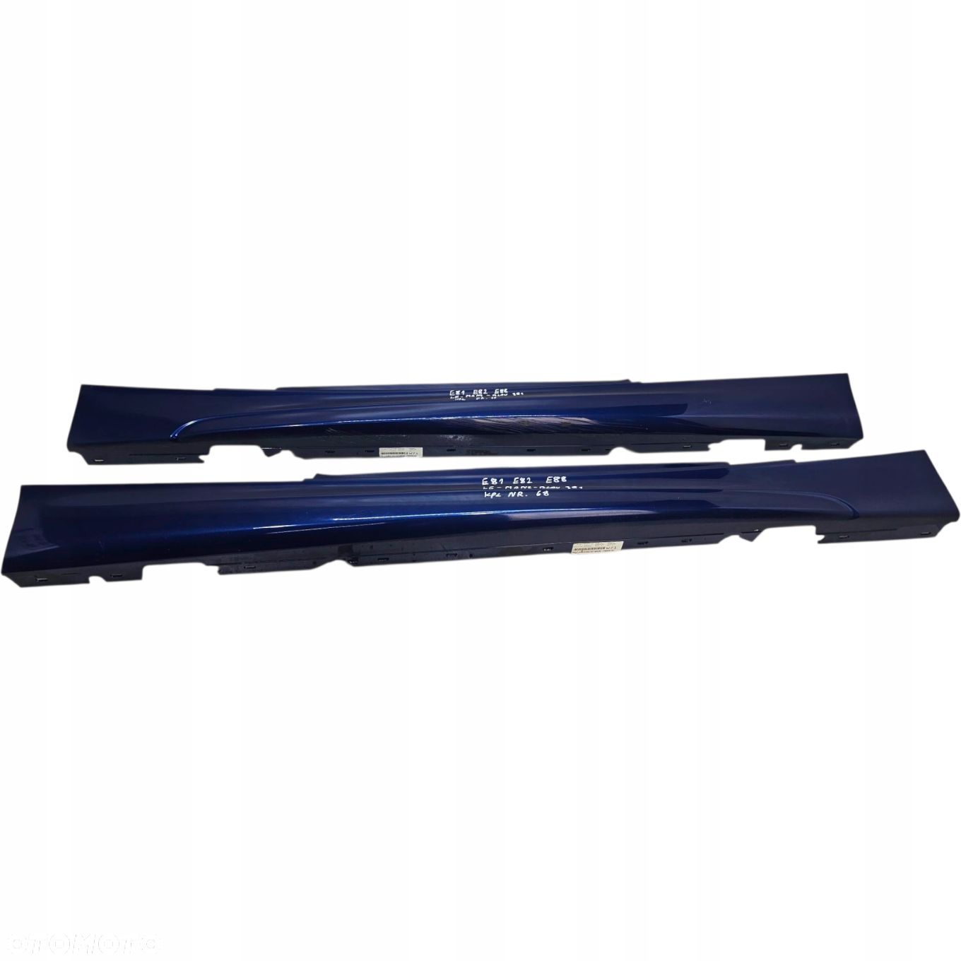 Bmw E81 E82 E88 Listwa Progowa Progi L+P M-Pakiet Le Mans Blau 381 Kpl 68 - 1