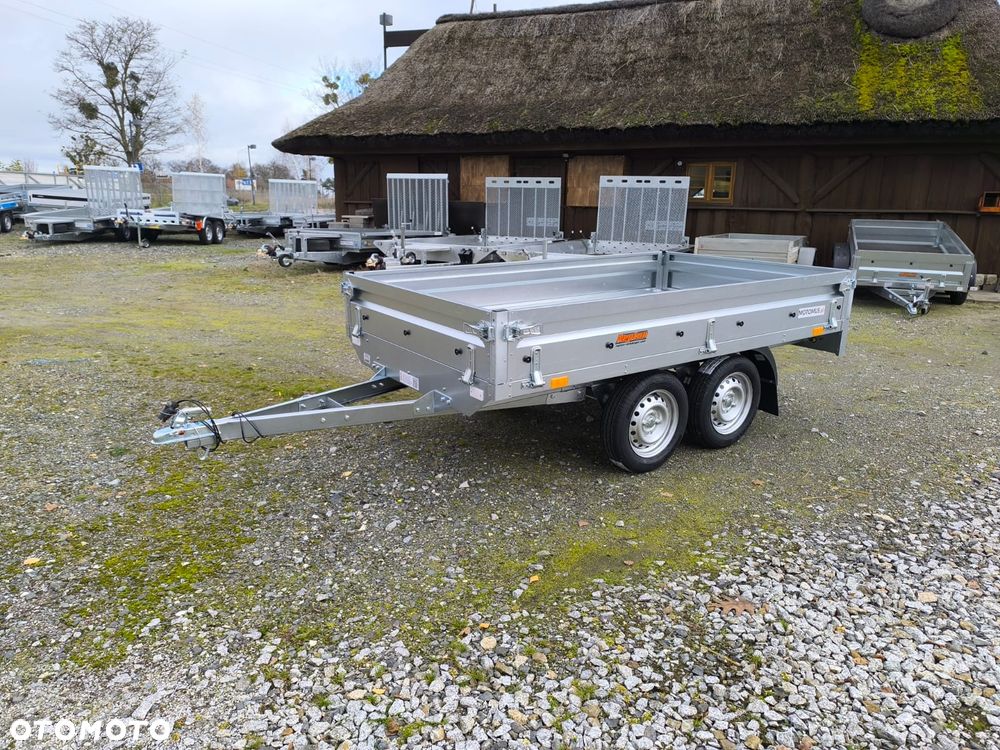 Martz Przyczepa Neptun N7-263 2 KPS BASELINE 263x145x30 2 osie 750 kg koła pod spodem platforma - 11