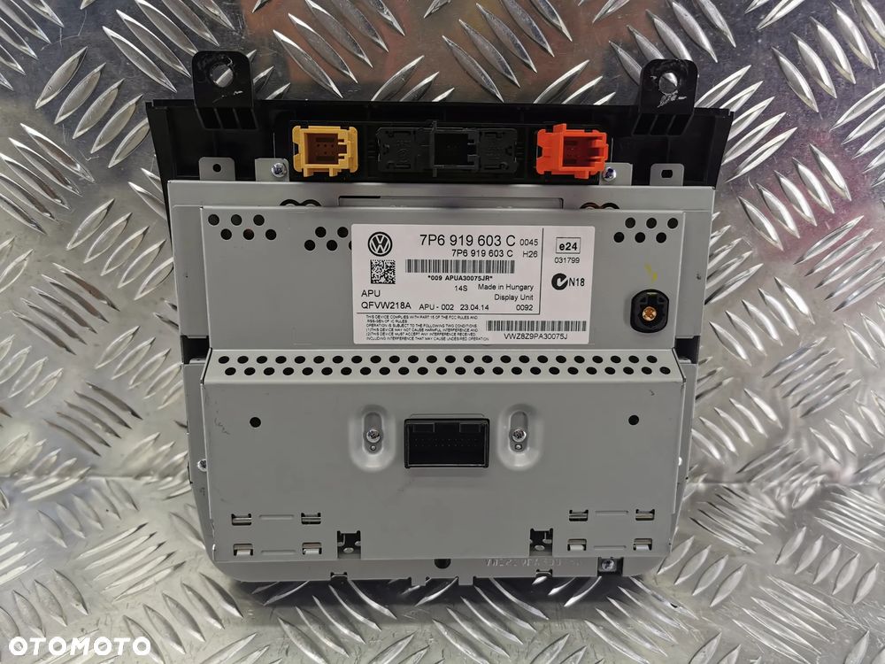 VW TOUAREG 7P 10-18R RADIO NAWIGACJA 7P6919603C 7P6919603 C - 5