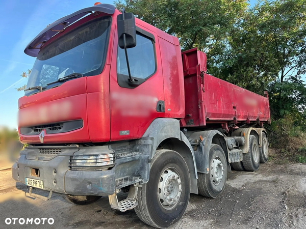 Renault Wywrotka RENAULT KERAX 420 KM 8x4 Hydroburta