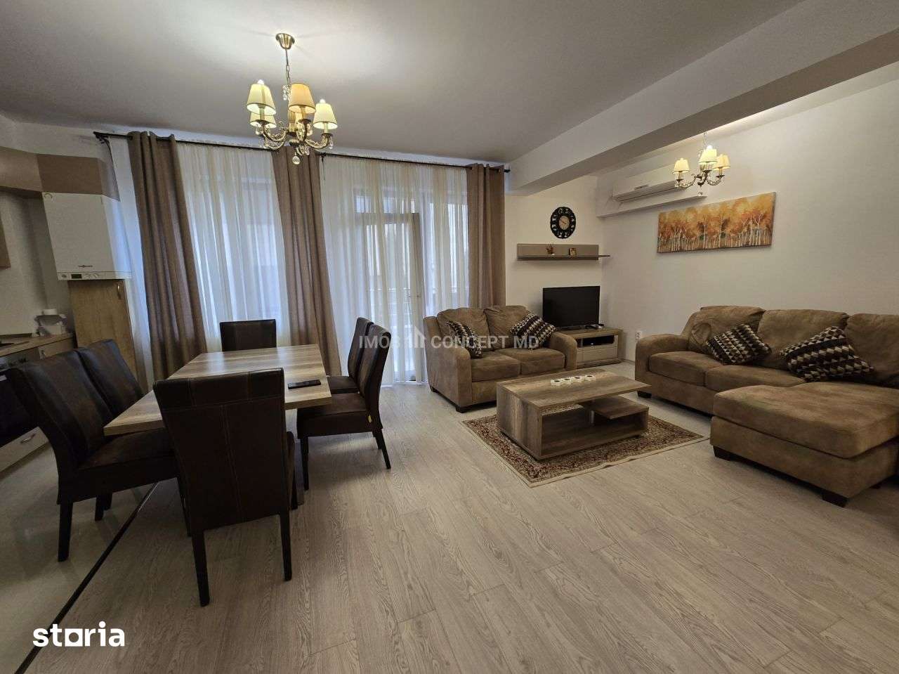 INCHIRIERE APARTAMENT 3 CAMERE modern in zona Albert — fotografia 3