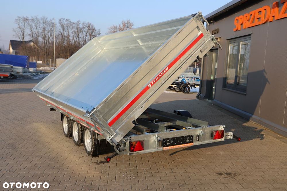 TEMARED /MARTZ TIPPER 4020/3 C S 3,5T 405x197x40 cm , DMC 3500 kg, 3 osie, Koła 195R13C, Burty stalowe - 31
