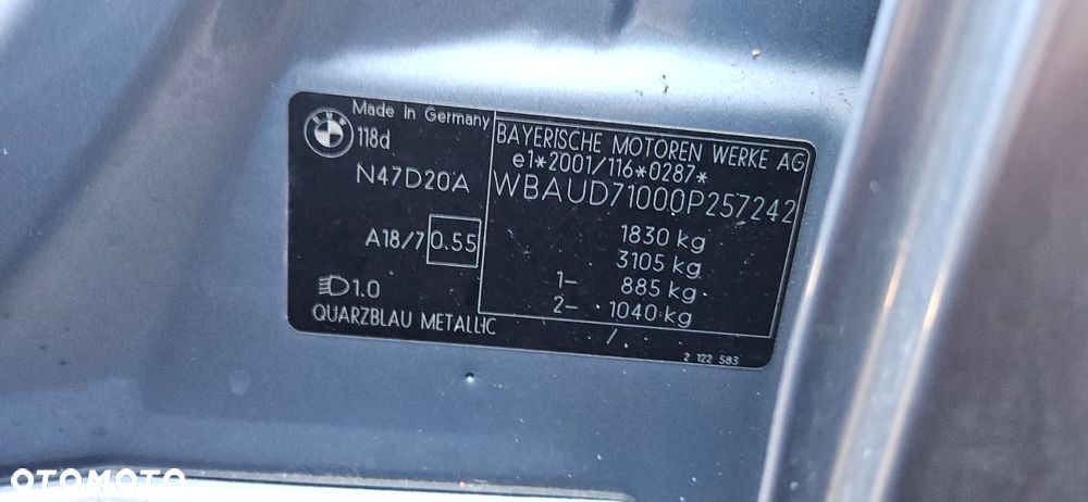 BMW E87 07 - 11 LIFT 118D N47D20A - PÓLOŚ LEWA PRAWA - 13