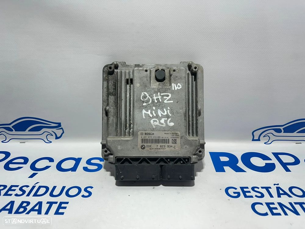 .Centralina Motor Original Bosch BMW MINI 9HZ 1.6 HDI 7823934 0281015233 2006 - 2014 - 1