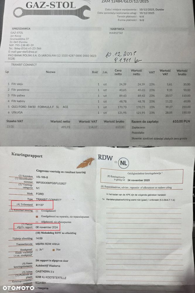 Ford FORD TRANSIT CONNECT LONG VAN L2 H1 - 40