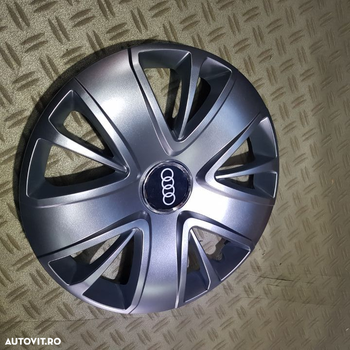Capace roti AUDI A3,A4,A5,A6 R15 la set de 4 buc,Capace janata aliaj - 4