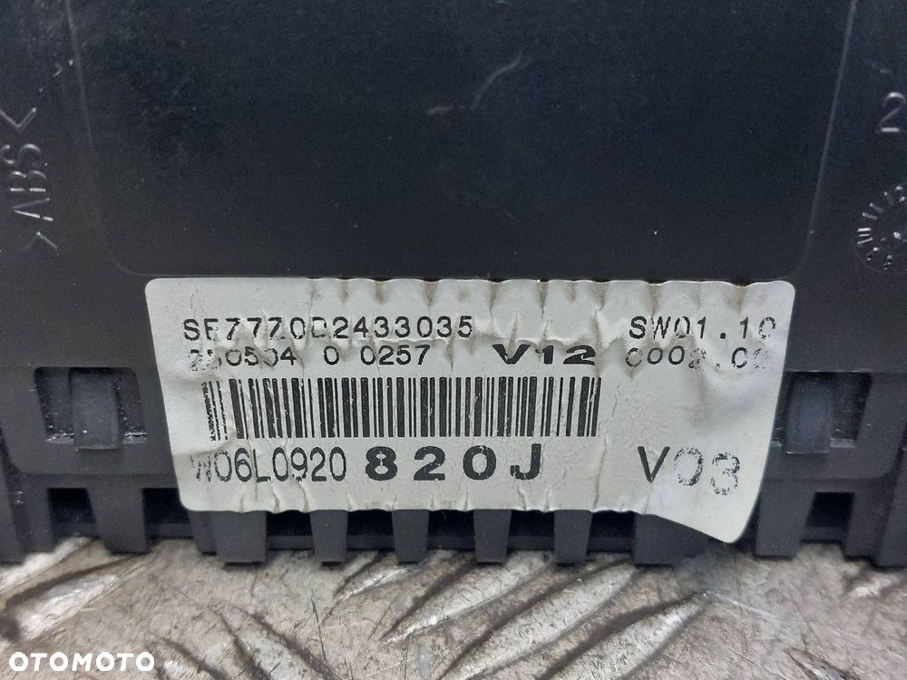 ZESTAW STARTOWY SEAT IBIZA III 1.4 TDI 045906019BG 6L0920820J - 7