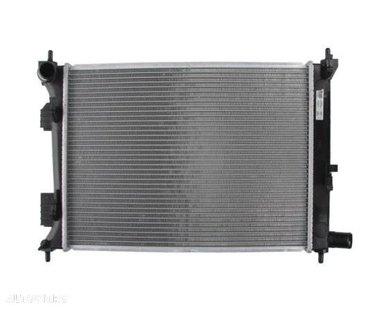 Radiator racire Hyundai I20, 03.2012-12.2015, Kia Rio, 06.2011-2016, motor 1.2, 62 kw, benzina, cutie manuala, cu/fara AC, 500x378x23 mm, aluminiu/plastic, - 1