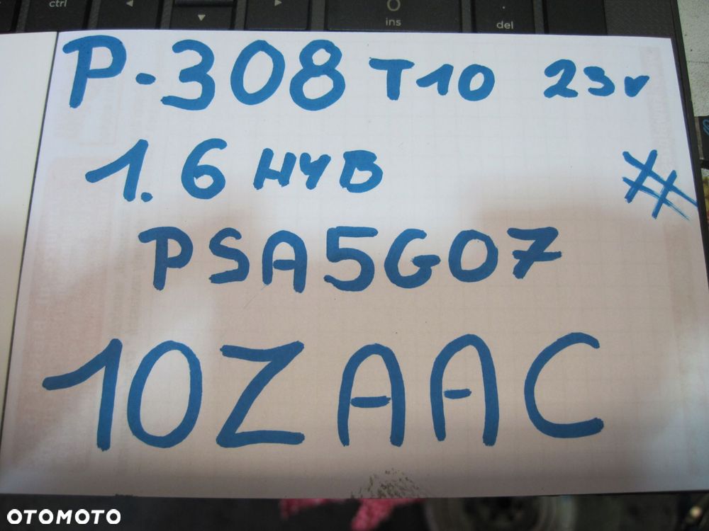 Silnik motor PEUGEOT 308 T10 1,6HYB 10ZAAC KOMPLETNY - 7
