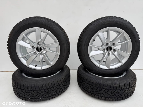 Koła felgi 16 cali 5x112 AUDI A4 B9 8W opony zimowe Dunlop 205/60/16