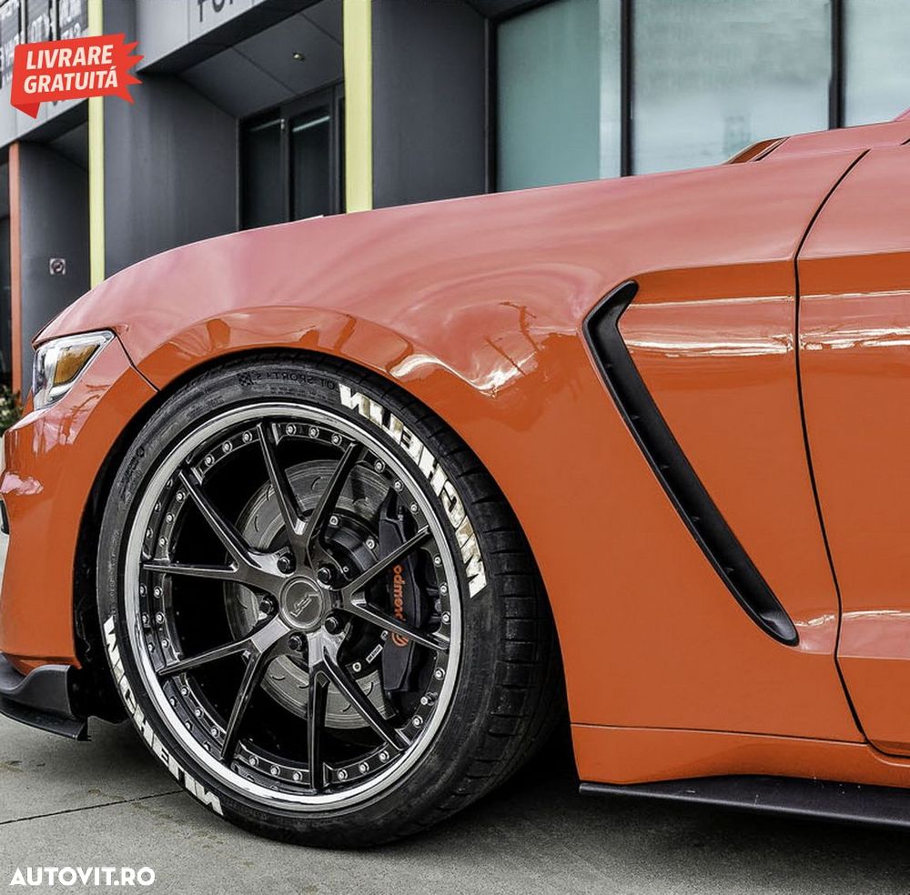 Aripi Laterale compatibile cu Ford Mustang Mk6 VI Sixth Generation (2015-2017) GT3- livrare gratuita - 11