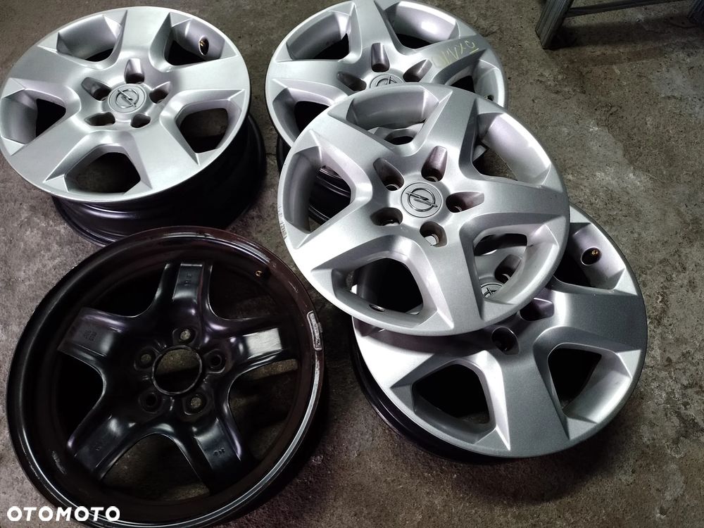 felgi strukturalne opel,5x110 -6,5x16,et39,kołpaki - 4