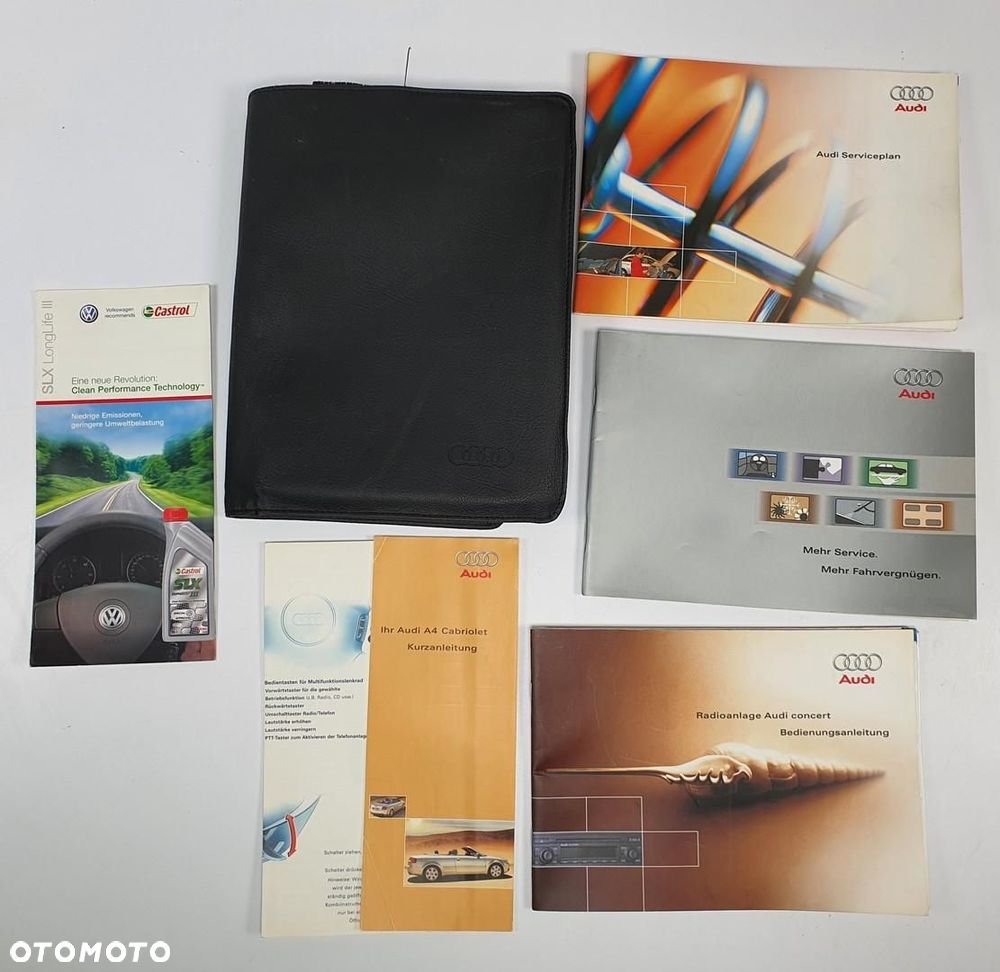 INSTRUKCJA + ETUI AUDI A4 B6 CABRIO - 1