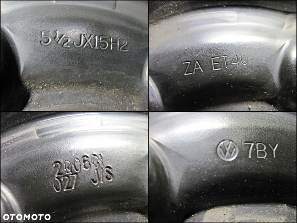 Koła felgi opony STALOWE VW POLO 2G0 R15 21R 2GS - 12