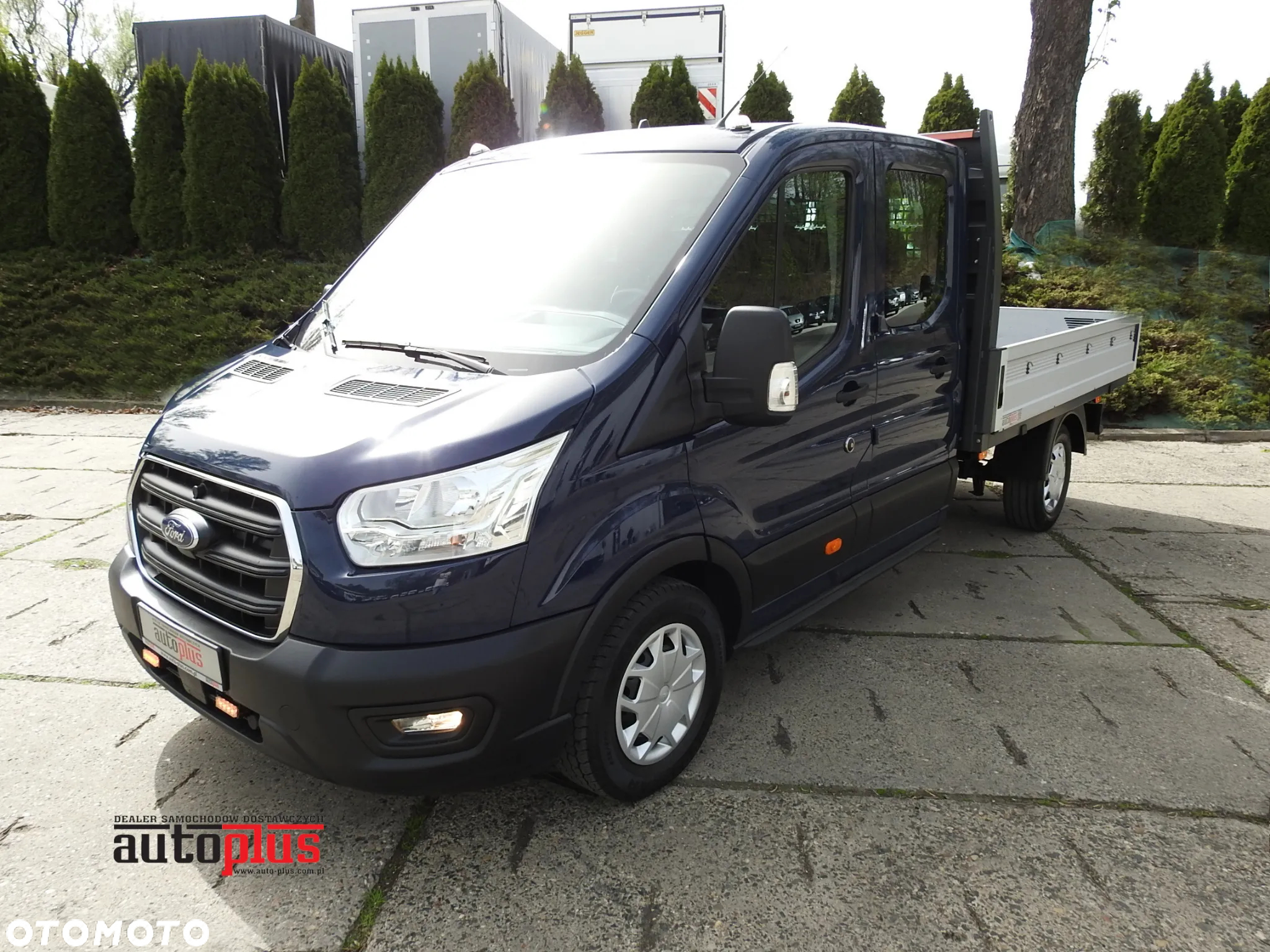 Ford TRANSIT SKRZYNIA PODWÓJNA KABINA DOKA 7 MIEJSC TEMPOMAT KLIMATYZACJA LEDY 130KM [ L06334 ] - 2