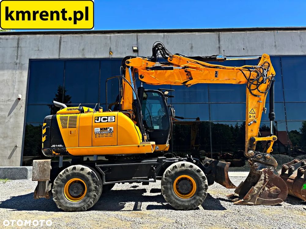 JCB JS 145 WTT4 I KOPARKA KOŁOWA 2016R. | S 130 160 313 315 CAT KOMATSU PW 140 - 27