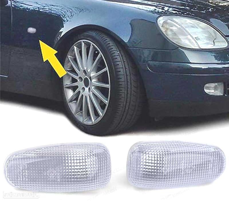 PISCAS LATERAIS PARA MERCEDES SPRINTER VITO W210 SLK R170 BRANCO - 1