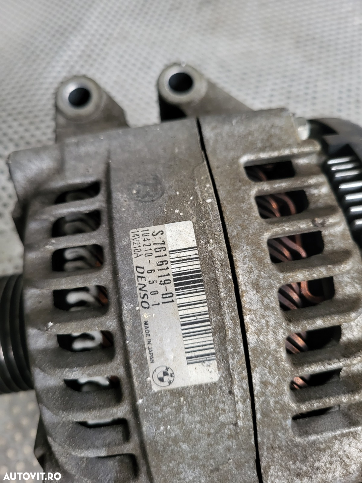 Alternator Bmw 210 A 3.0 3.5 Benzina Motor N55B30 F10 F11 F06 F07 F12 F13 F01 F02 X5 X6 F15 F16 Cod - 6