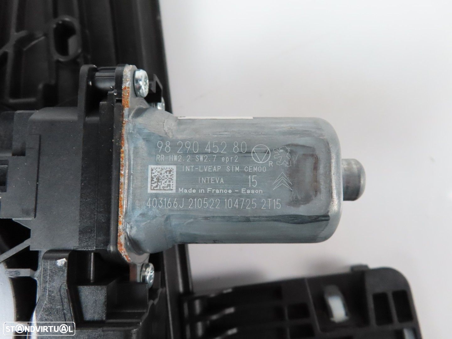 Elevador da Porta Com Motor Direito/Trás Seminovo/ Original OPEL CORSA F/PEUGEOT... - 3