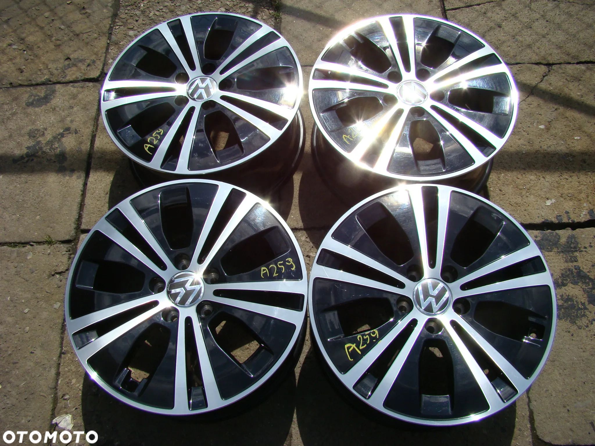 a259 5x112 VW Arteon Tiguan T-Roc Caddy Jetta Touran Golf VII VIII Passat B7 B8 7,5x17 - 1