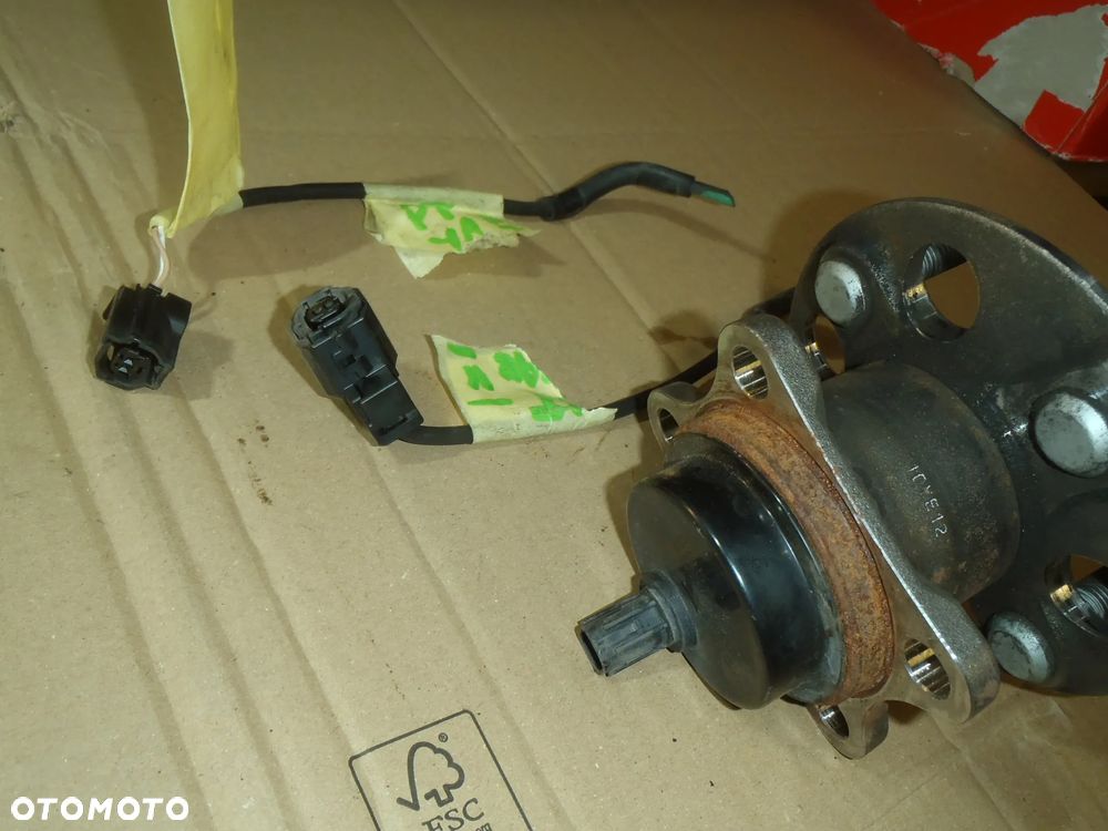 bęben szczęki cylinderek rozpierak hamulec tylny osłona tarcza kotwiczna kostka abs z zawieszenie tył toyota yaris II III 2 3 jak nowe - 25