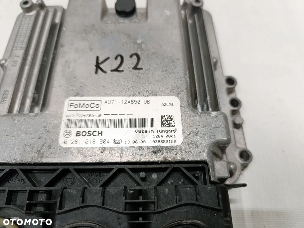 KOMPUTER STEROWNIK SILNIKA FORD MONDEO AU71-12A650-UB - 2