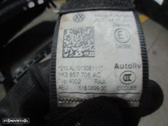 Kit Airbags 5K0880201P81U 5K0880204A 5K1880841D 5C0959655B 1K3857705AA 1K3857706AC 5K0959351  VW GOLF 6 2011 1.4I 80Cv 3P Preto PRETO - 22