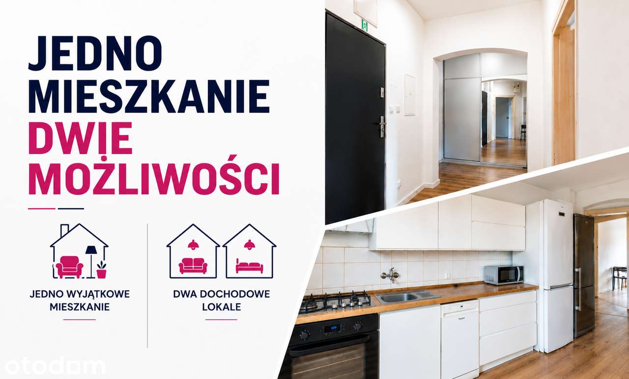 Stwórz jedno wyjątkowe mieszkanie... albo dwa dochodowe lokale.