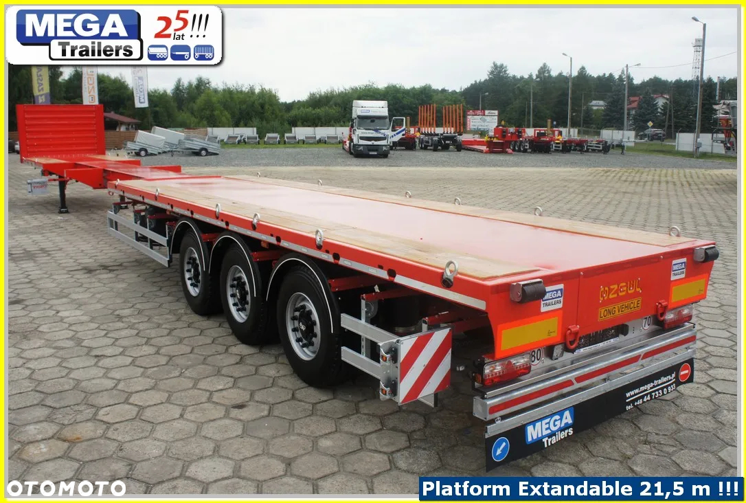Inny TELEMEGA wysuw 7.50 m, 3 osie, ADR EX3- MEGA Trailers!! - 19