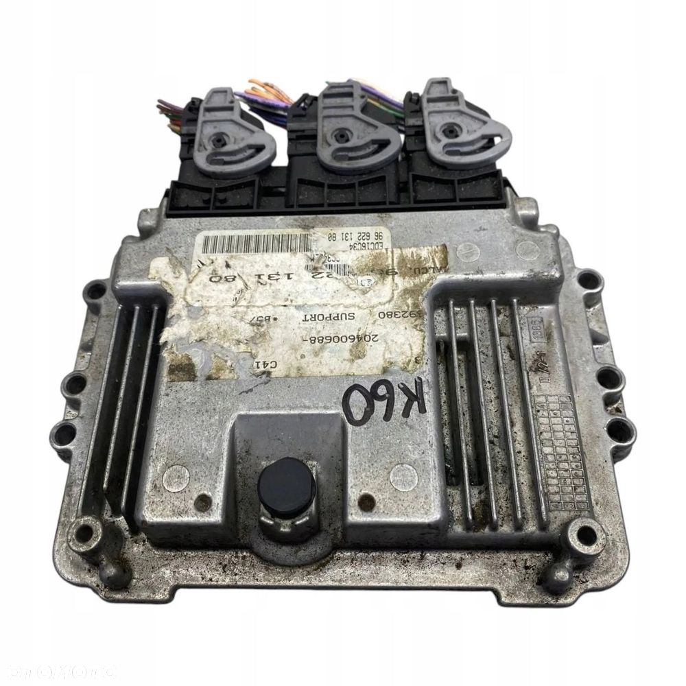 KOMPUTER STEROWNIK SILNIKA CITROEN C4 PEUGEOT 307 1.6 HDI 9662213180 - 2