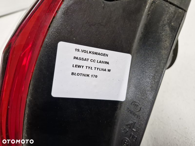volkswagen passat cc lampa lewy tył tylna w błotnik - 7
