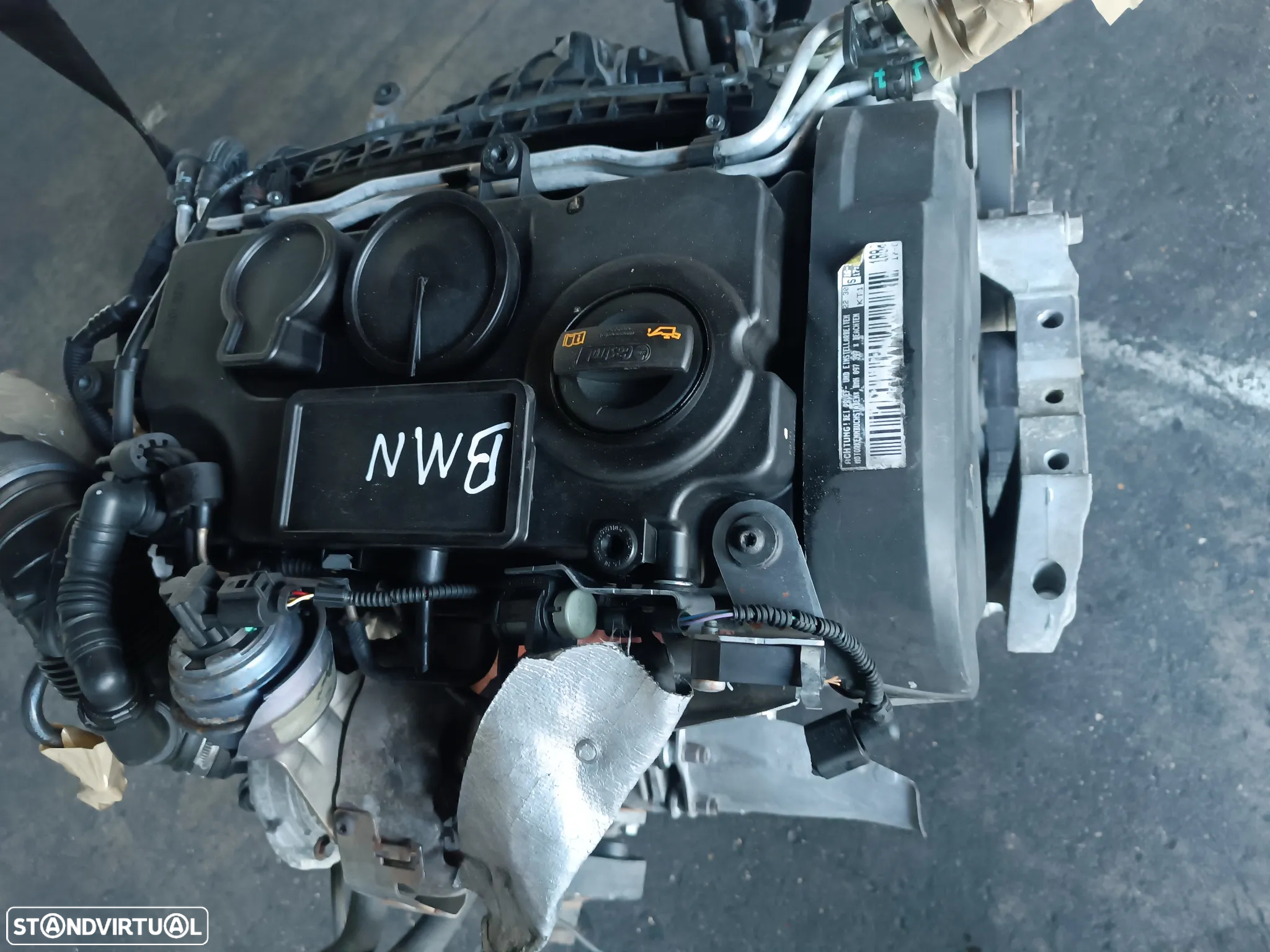 MOTOR AUDI A3 / VOLKSWAGEN GOLF V / SEAT LEON 2.0TDI 170CV BMN - 4