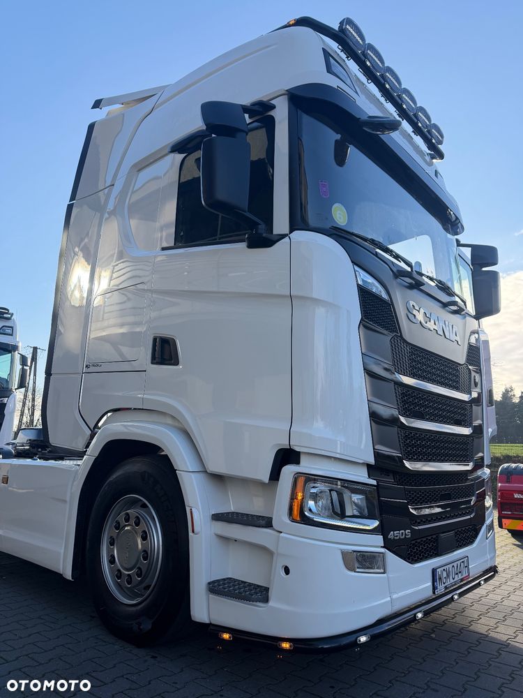 Scania S450 salon Polska, klima postojowa - 11